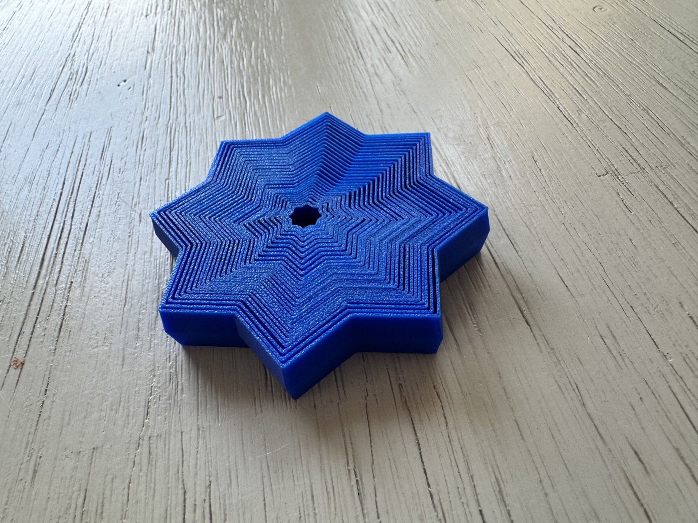 8-Point Star Coaster — Royal Blue