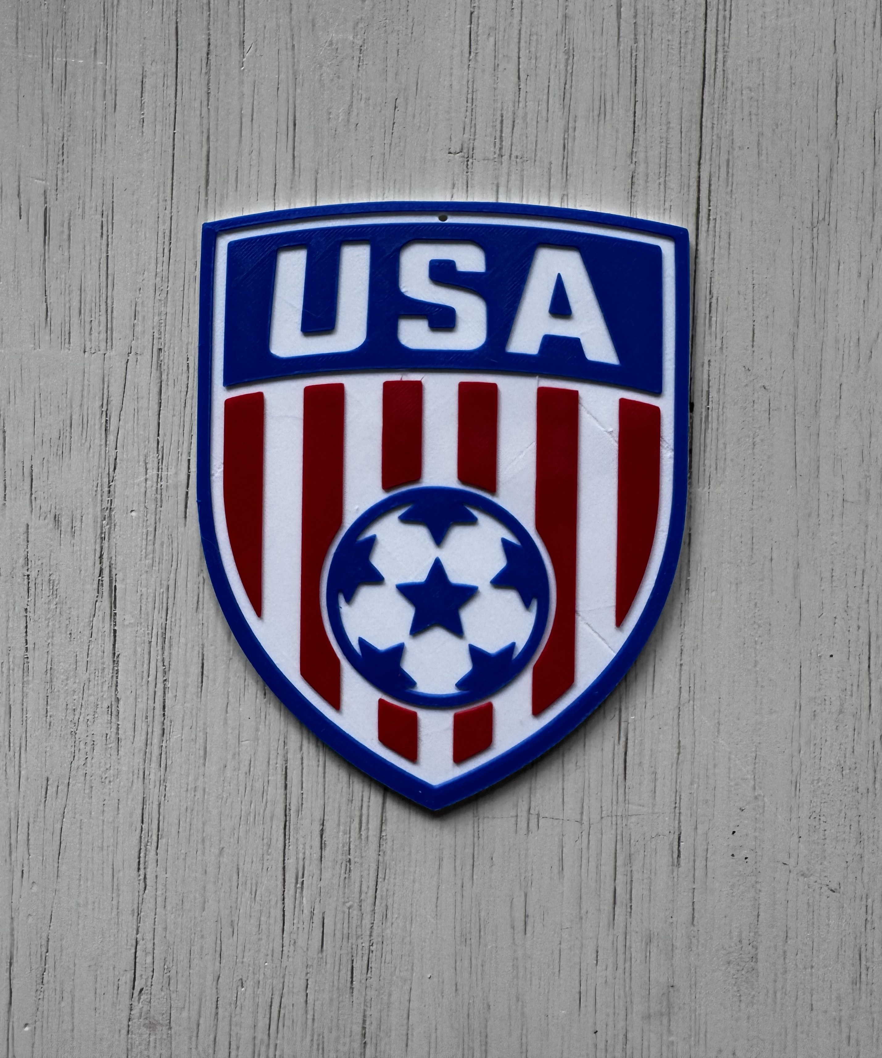 USA Soccer Shield Wall Sign
